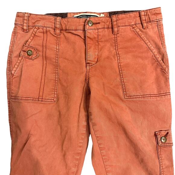 Anthropologie Daughters of the Liberation Lyon Coral Modern Cargo Pants - Sz 29 - Picture 3 of 9
